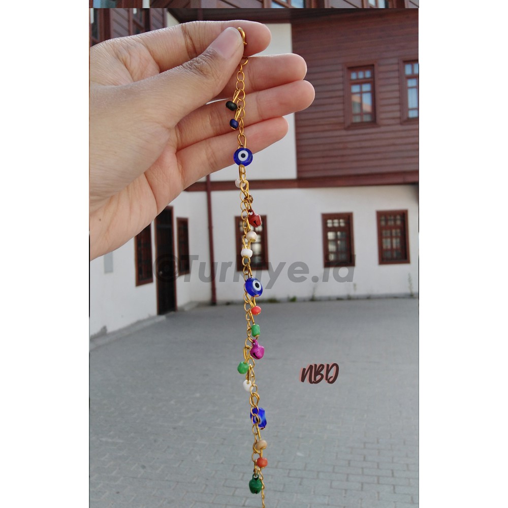 Gelang Khas Turki NBD The Devils Eye (Nazar Boncugu) oleh-oleh Turkey