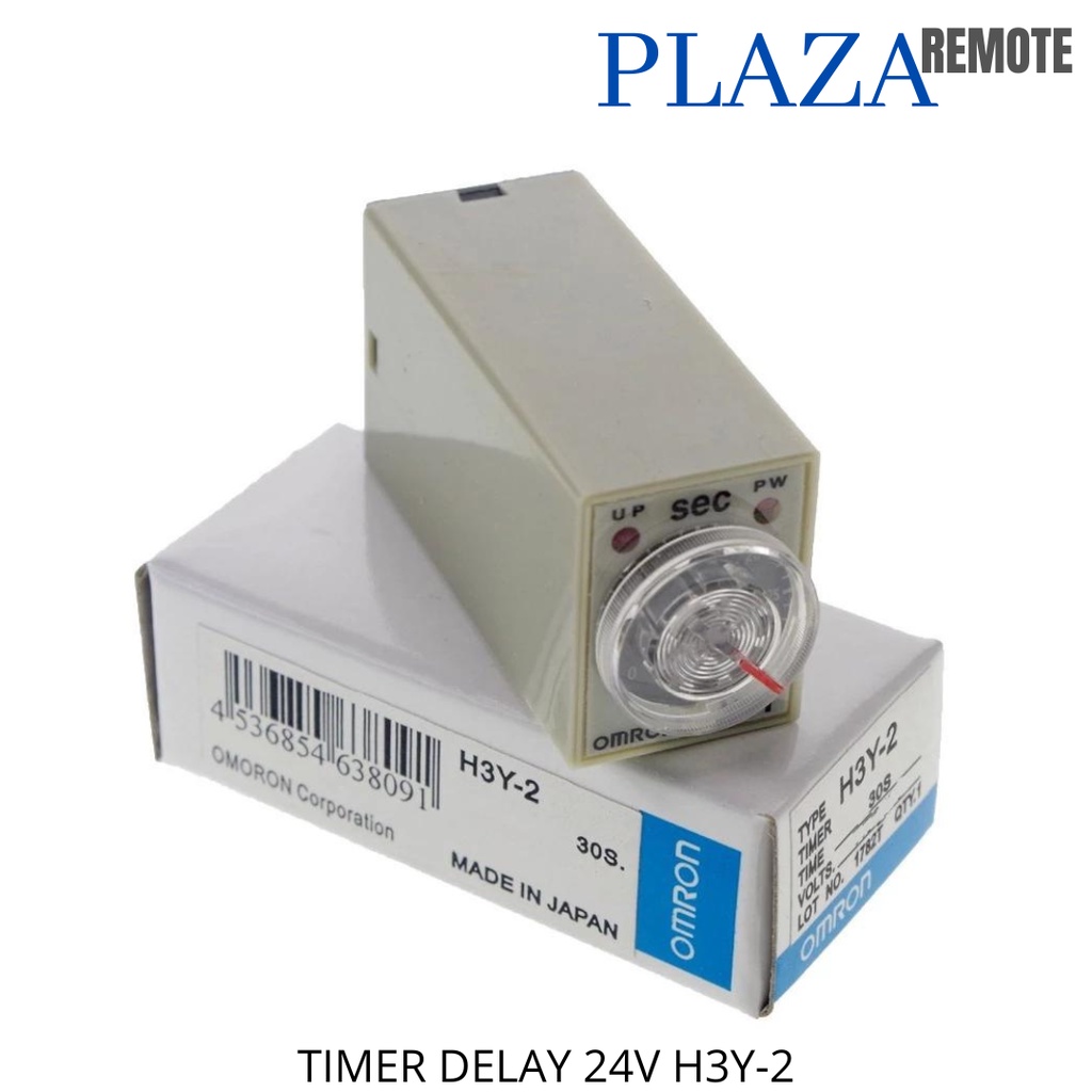 DELAY TIMER RELAY 24VAC H3Y-2 1 DETIK - 60 MENIT TANPA SOCKET