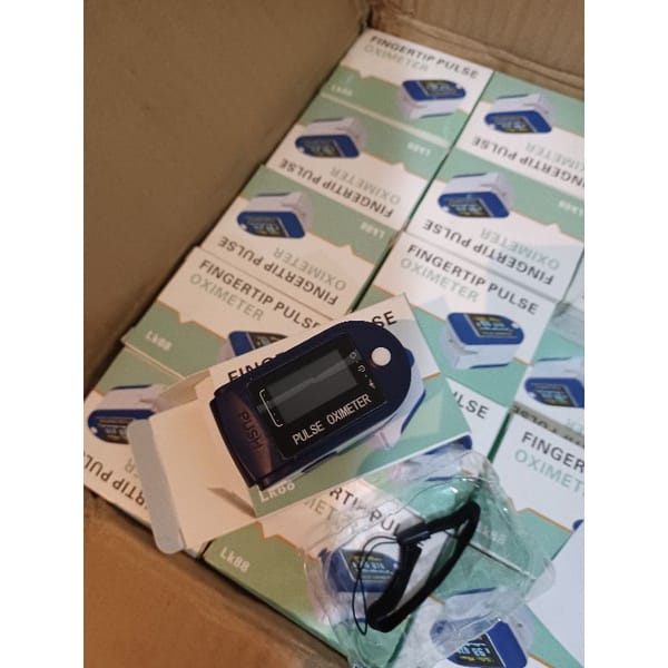 Fingertip Pulse Oximeter Alat Ukur Kadar Oksigen Dalam SpO2 Oksimeter