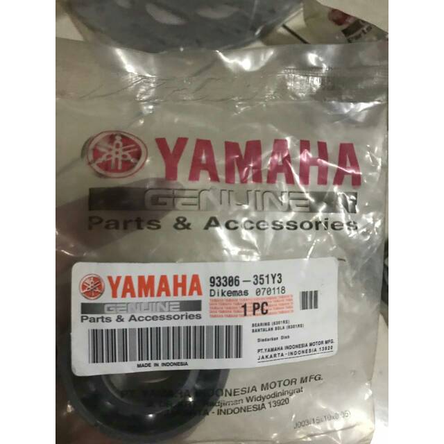 Lahar laher Bearing Yamaha 6301 93306 351Y3