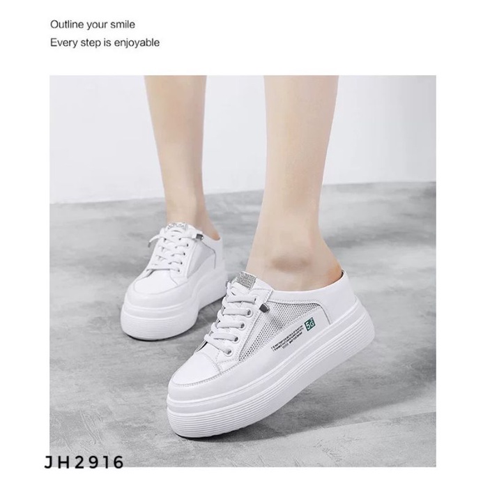 Sepatu wanita wedges import fashion korea #JH2916