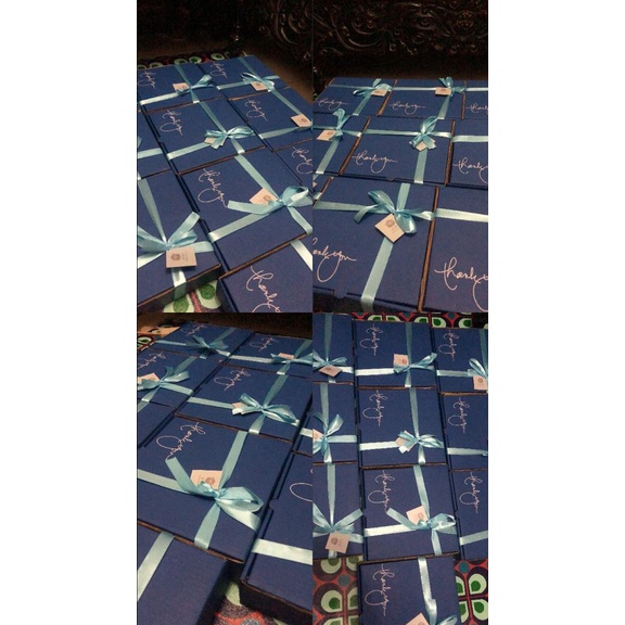 

HAMPERS BOX / SNACK GIFT BOX BLUE COLOUR SIZE LARGE BY RV.BOX