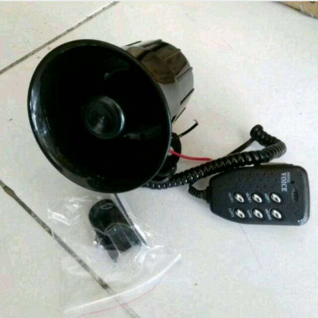 Klakson Toa Sirine Patwal 6 suara + microphone