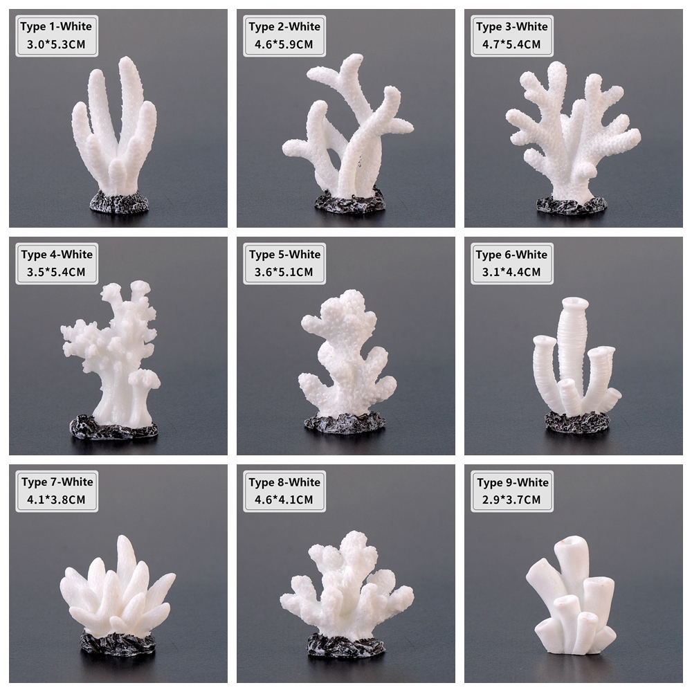 PEONY Craft Desktop Adornment Fairy garden Aquarium Decor Fish Tank Ornaments Artificial Coral