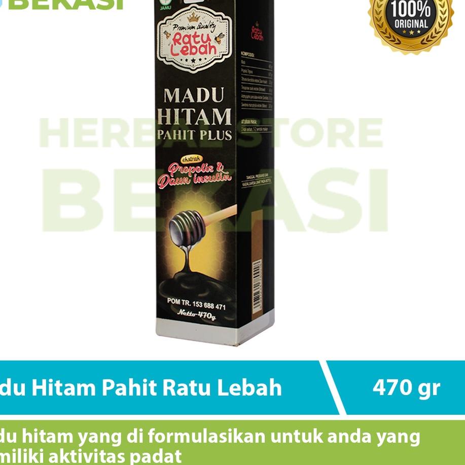 

limited Edition✔️Madu Hitam Pahit Ratu Lebah 470 Gr Asli Original BPOM Madu Hitam Plus Propolis Ekstrak Daun Insulin Dan Sambiloto Suplemen Daya Tahan Tubuh Membantu Menurunkan Kolesterol|RA4