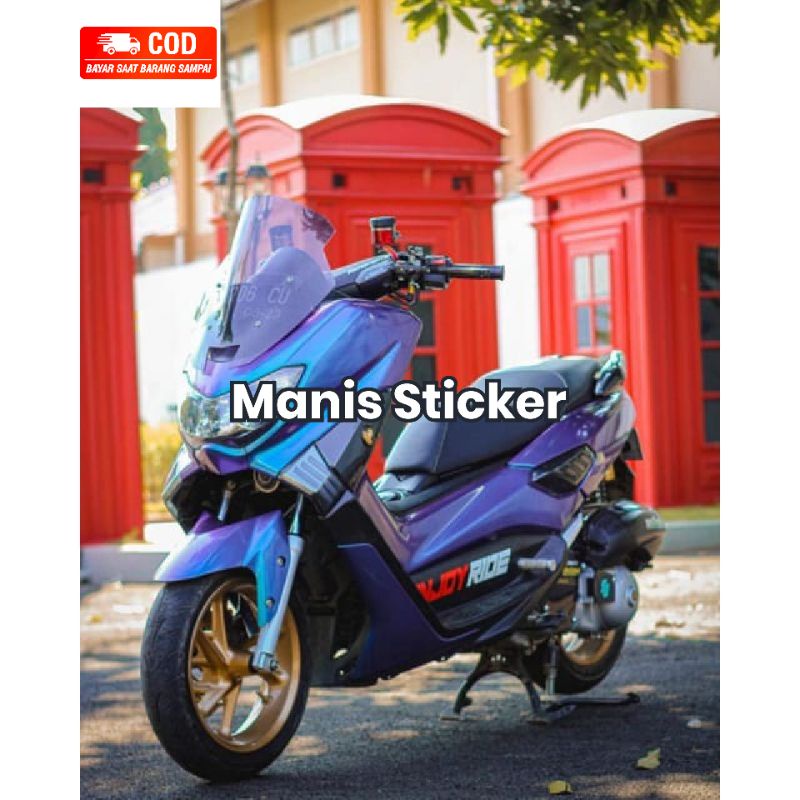 Stiker skotlet bunglon chameleon glossy scotlite motor bunglon doff merk infinity best quality