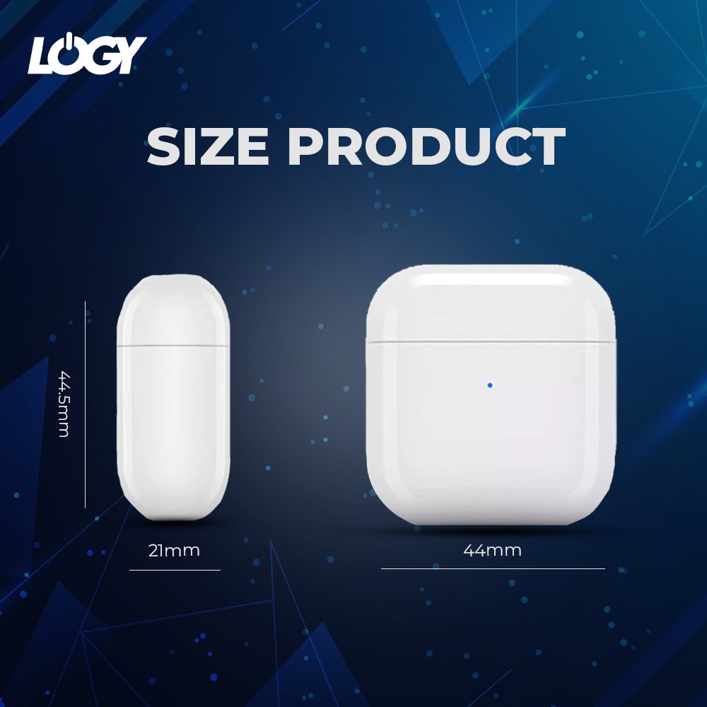 LOGY TWS Pro 5 Headset Earphone  Wireless Bluetooth 5.0 with Microphone Can Rename-3