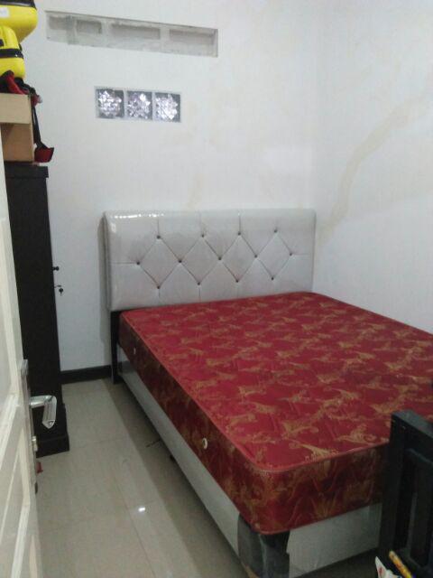 Divan Oscar Springbed Minimalis + Headboard Diamond All Size (promo Harga)