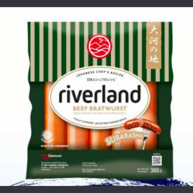 

favorit] RIVERLAND SOSIS BEEF BRATWURST 360 GR