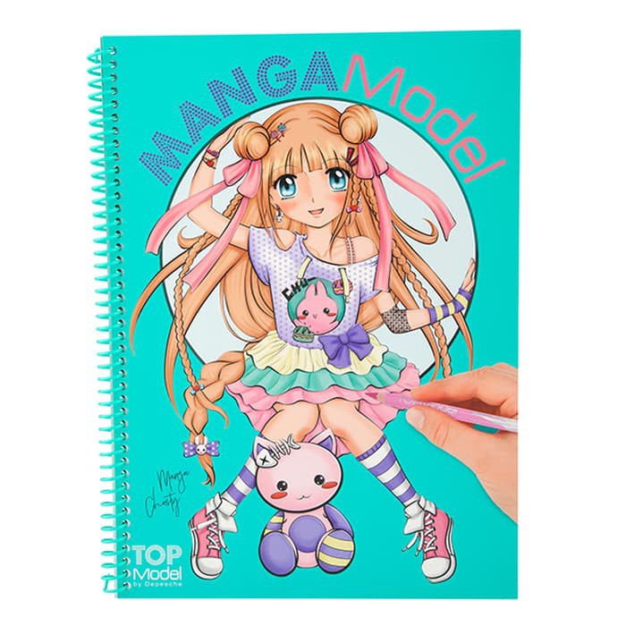 

Lyra Sketch Book - Kiky Sketch Book - Papan Tulis Gambar Top Model Tm 8516 Mangamodel Colouring Book