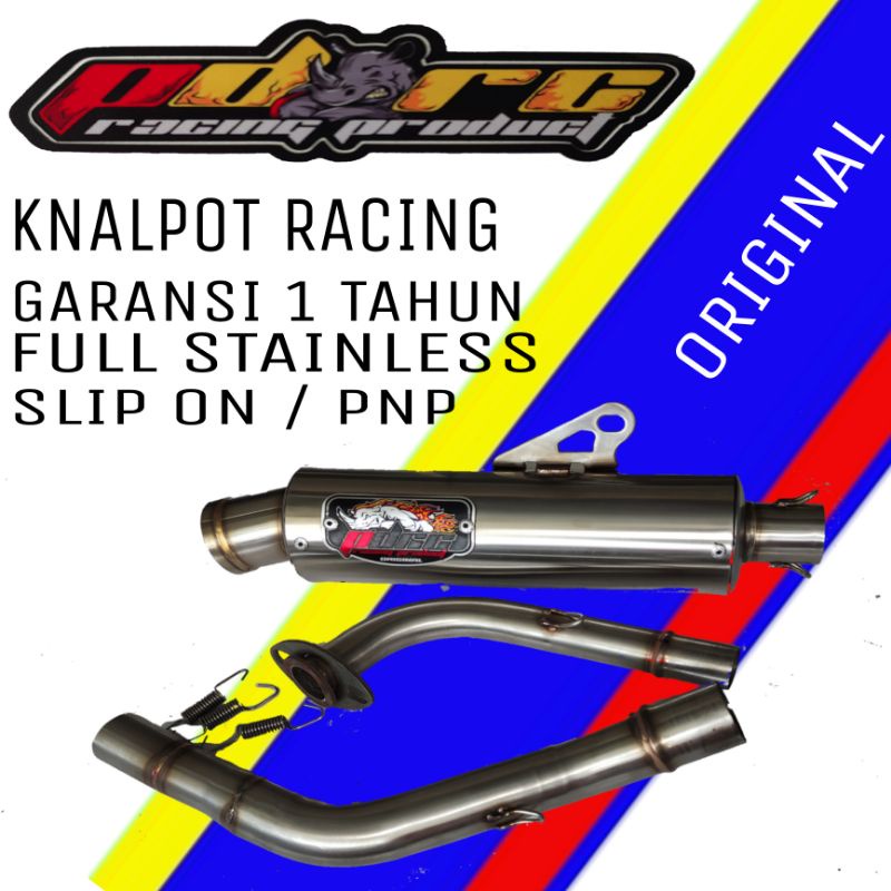 Knalpot Racing Nmax Aerox Beat Vario Scoopy Genio Lexy PDRC