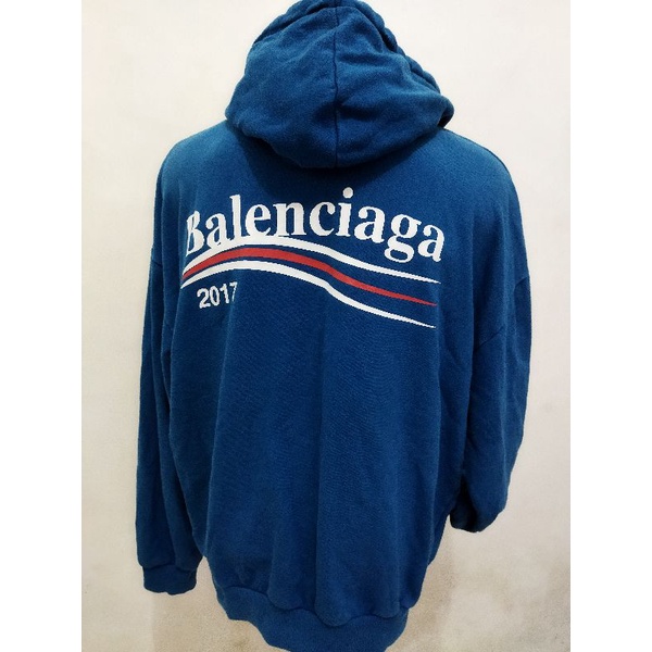 jaket hoodie second balenciaga