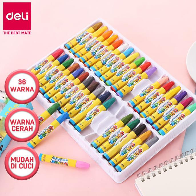 

Deli 6964 crayon oil pastel 36 colors