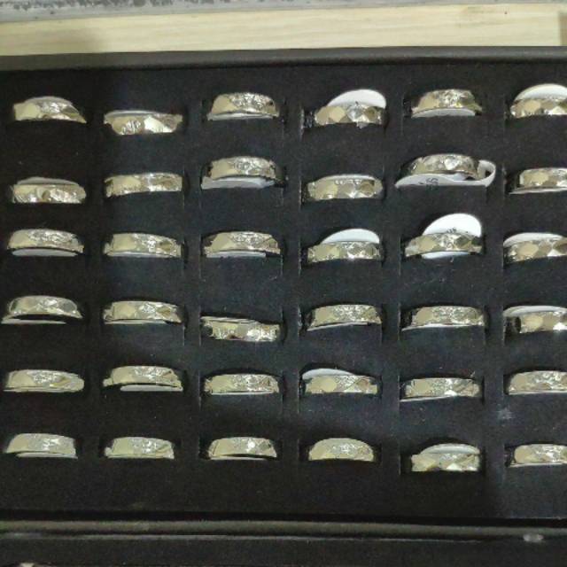 Cincin titanium isi 36pcs model keramik