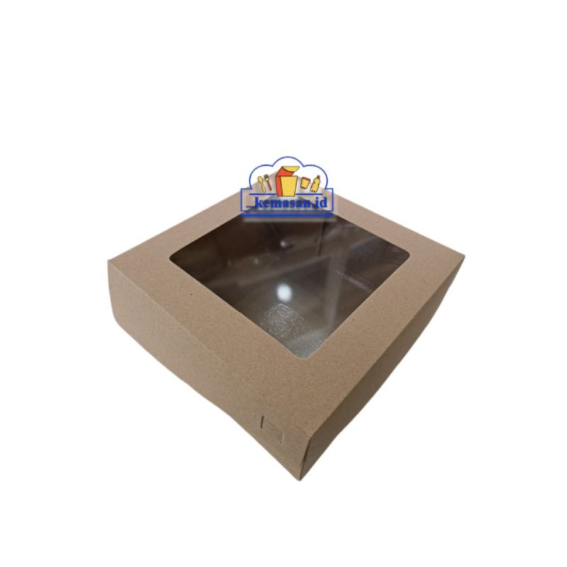 

DUS COKLAT KRAFT WINDOW FULL LAMINASI 25×25×10 - FD