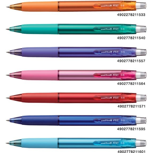 

Pulpen Hantu Autolock Uniball RE dapat direfil ukuran Tip Size 0,5mm