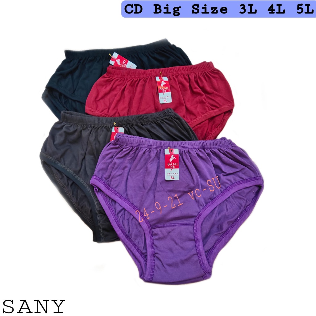 CD SANY Big Size 3L 4L 5L/CD Wanita Jumbo/CD Wanita Katun Jumbo