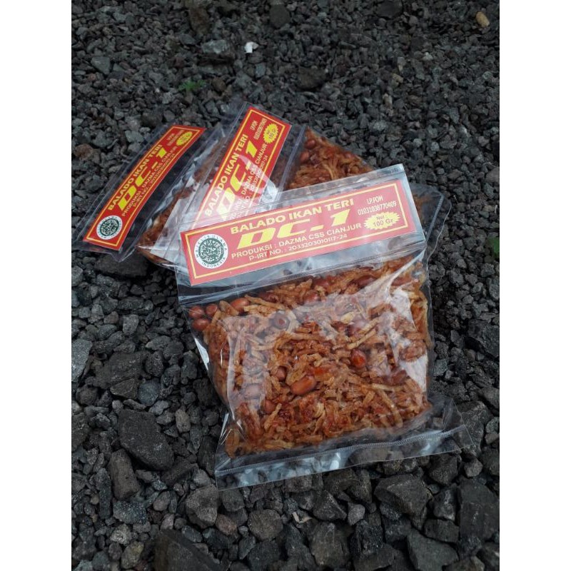 TERI BALADO KHAS  100gr Oleh oleh khas Jawa Barat  