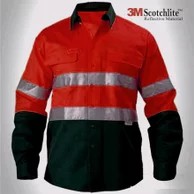 Baju Wearpack Kerja Safety Lapangan Proyek K3 HSE Reflective 3M Merah Red Kuning Yellow Orange Navy