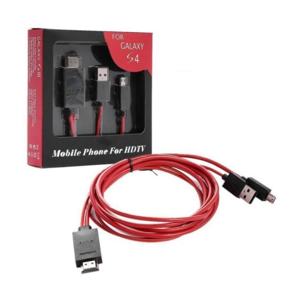 MHL Micro USB to HDMI TV Game Cable Adapter HDTV for Samsung Galaxy S5