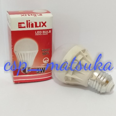 Lampu Led Bola Murah Hemat Merk Linux 3/5/7/9/12/15W