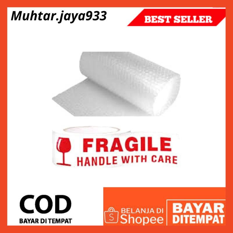 

packing tambahan bubble wrap