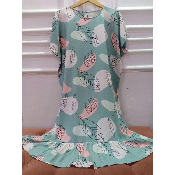 Daster tiedye / Daster Ruffle Tiedye / Daster Ruffle / Daster jumbo