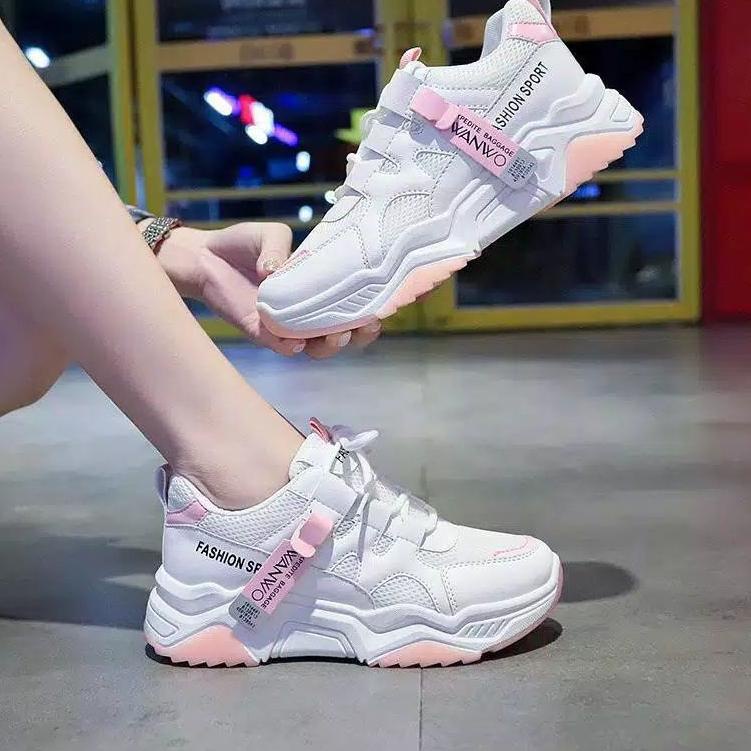 [KODE ZQDDJ] TOKODISNA - SNEAKERS WANITA WANWO FASHION SPORT
