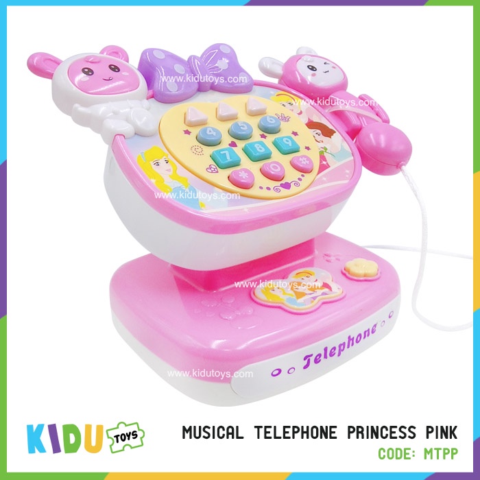 Mainan Anak Telepon Musical Telephone Princess Kidu Toys