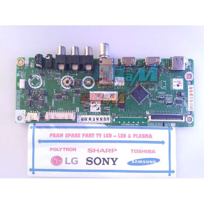 MAINBOARD TV SHARP 32LE295i PROMO - TV SHARP 32LE295I - TV SHARP 32LE291 - TV SHARP 32LE295