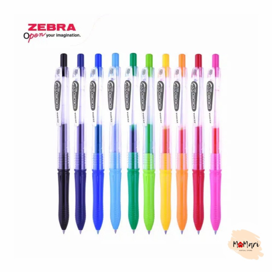 

Gramedia - Zebra Kokoro Gel 0.5 Plus Blue Black