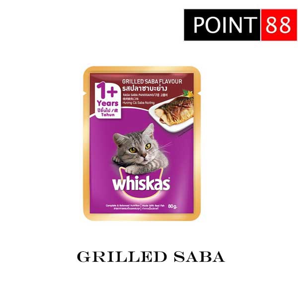 Whiskas Pouch Grilled Saba