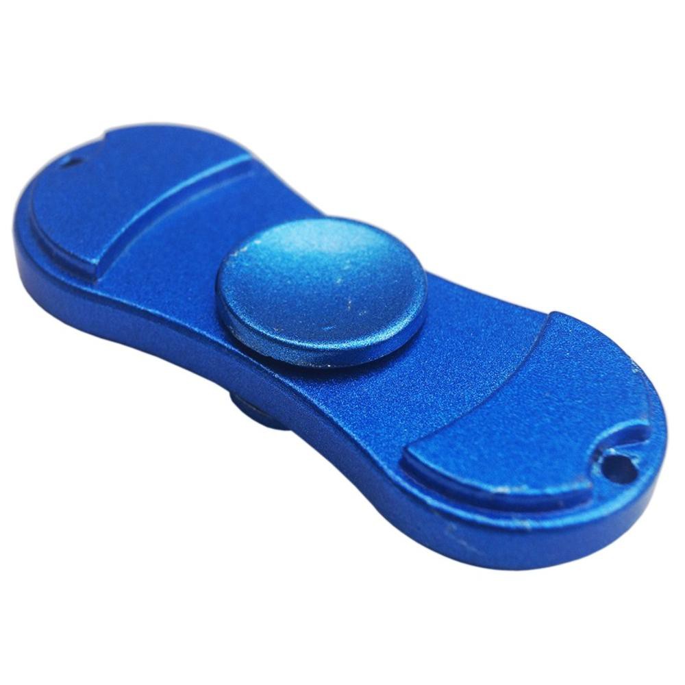 Fidget Spinner Metalic 2 Side Twist Hand Spinner Toys Biru