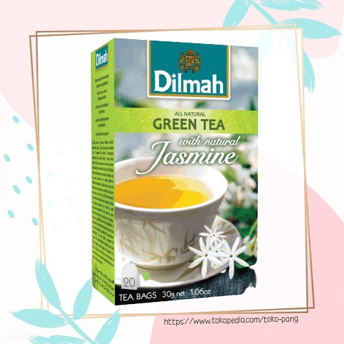 

B062 Dilmah Green Tea With Natural Jasmine g054S