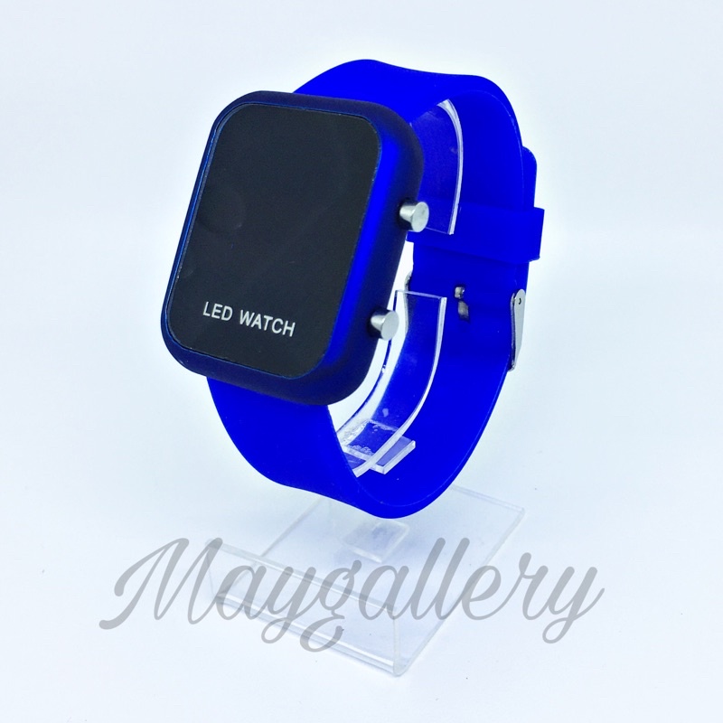 Jam Tangan Led Watch (Free Gift)-Biru tua