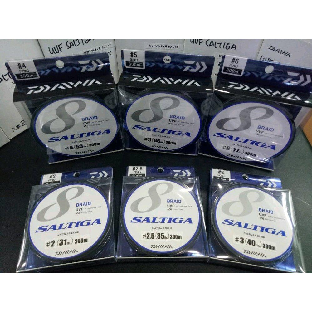 Jualan Senar PE Daiwa Saltiga UVF Braid PE 2.5 Limited