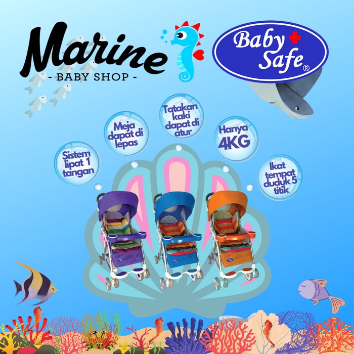 Baby safe Sunny Baby Stroller Kereta dorongan bayi