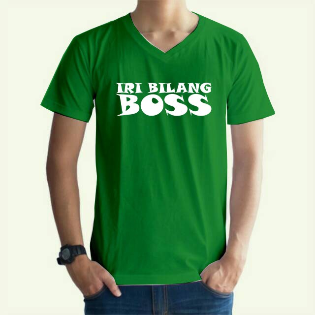 KAOS PRIA IRI BILANG / KAOS PRIA VNECK/ KAOS PRIA