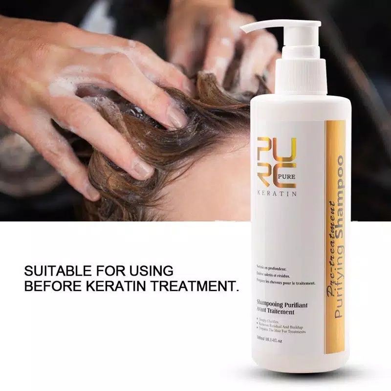 PURE Straightening Keratin Shampoo