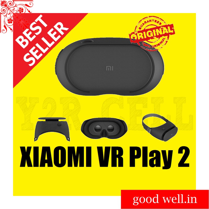 Xiaomi Mi VR PLAY 2 Headset Box 3D Virtual Reality Glasses ORIGINAL - Hitam Murah