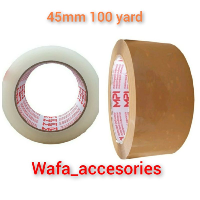 

LAKBAN BENING COKLAT 45MM 100 YARD