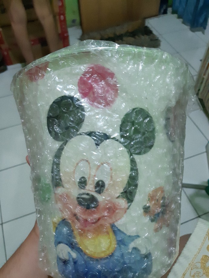 Tempat Sampah Karakter-jual Tempat Sampah Nya Saja-tinggi 18 Cm - 18,5 Cm  - Souvenir Ulang Tahun