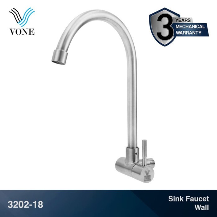 VONE 3202-18 Keran Kran Air Angsa Sink Wastafel Cuci Piring Dapur