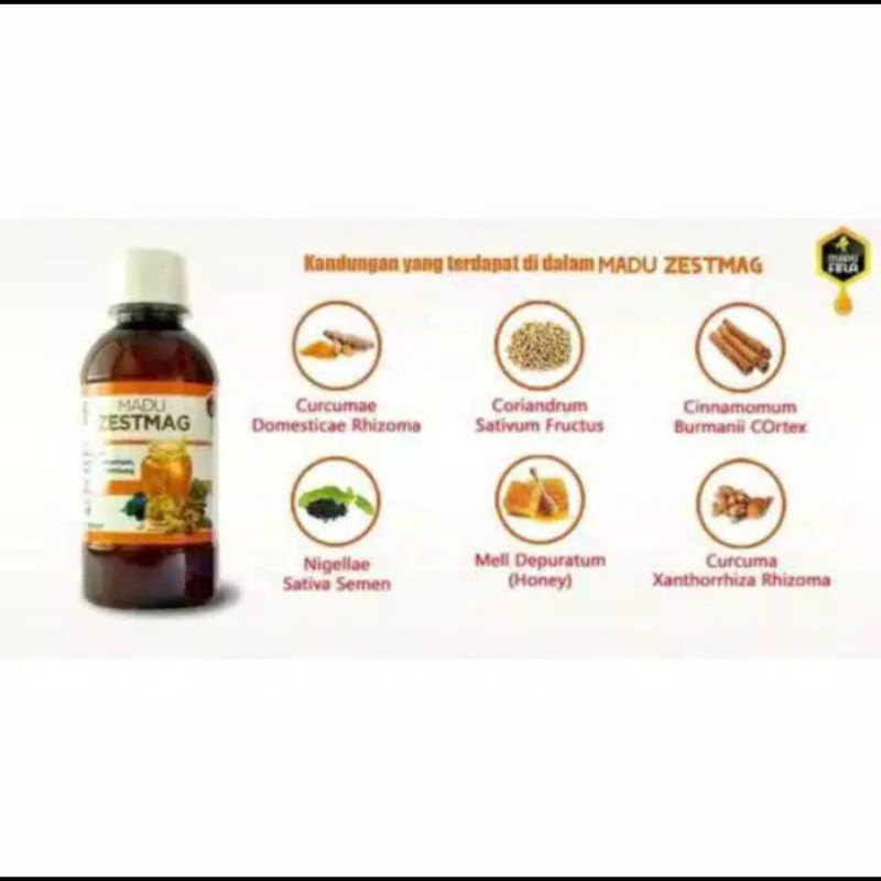 READY STOCK Madu Zestmag 280 gram Obat Asam Lambung GERD Pencernaan Zest magh mag maag Zestmaag gr-2