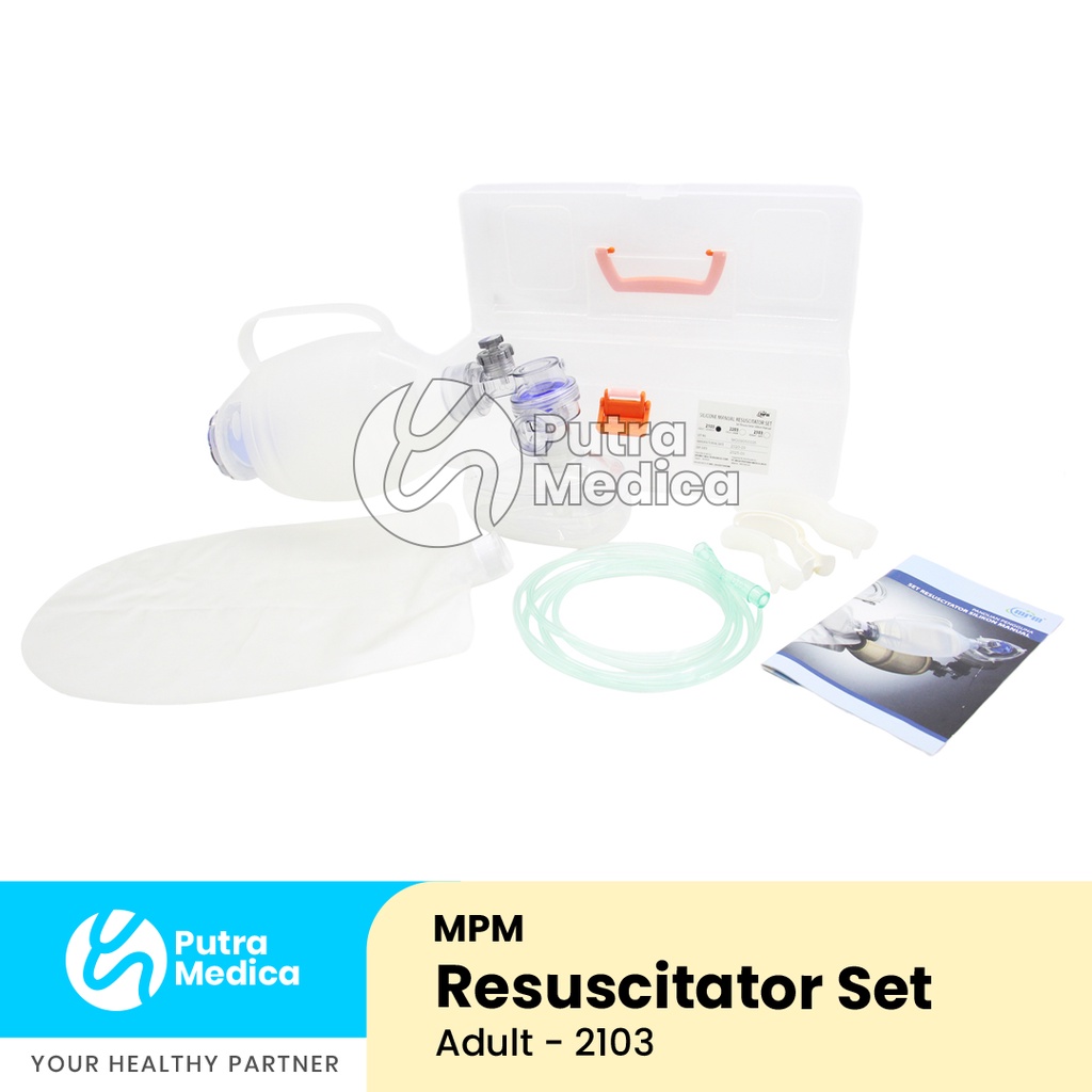 MPM Ambubag [Dewasa] / Ambu Bag / Amboe Bag / Resuscitator / Alat Resusitasi