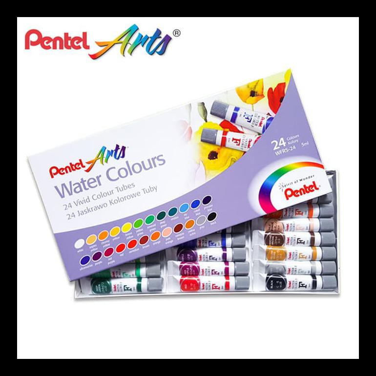 

READY STOK PENTEL WATER COLOURS SET 24 / CAT AIR PENTEL ISI 24 PERALATAN MELUKIS MURAH TERUPDATE