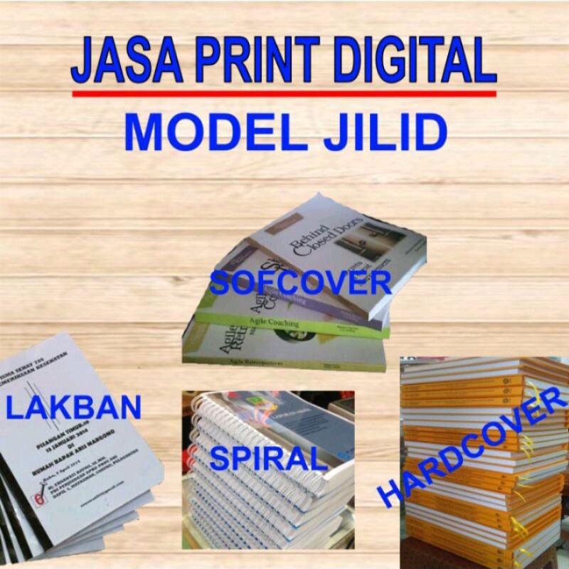 

Jilid Hard cover / Sof cover