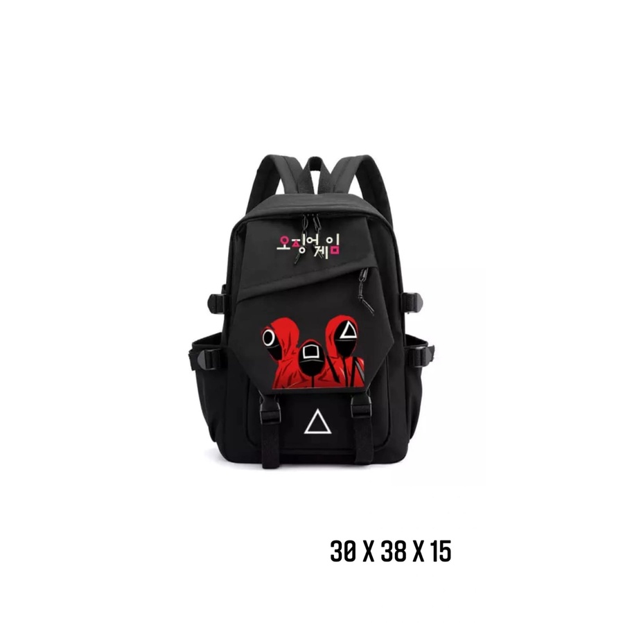 New Backpack Terbaru Paling Viral !! SQUIY GAME Red Light Green Light Drama Survival Game / Tas Ransel  / Tas Gendong / Backpa