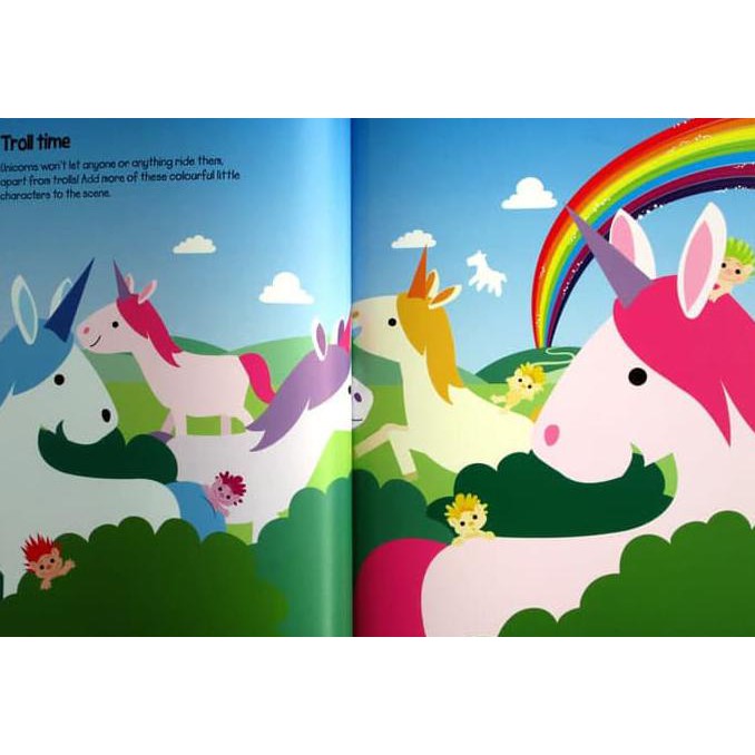 

555 Sticker Fun Horses And Unicorns Sticker Book