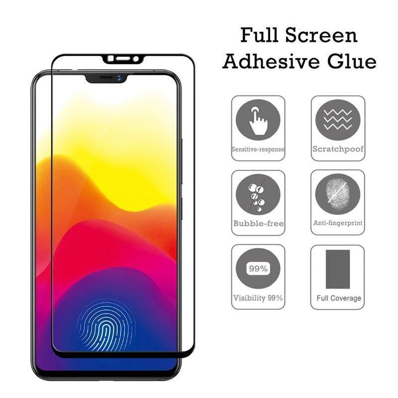 VIVO 1819 1806 1818 1609 1611 1601 1716 1718 1714 1901 1915 1727 1906 Full Glue Coverage Cover Clear Tempered Glass Screen Protector Protective Film